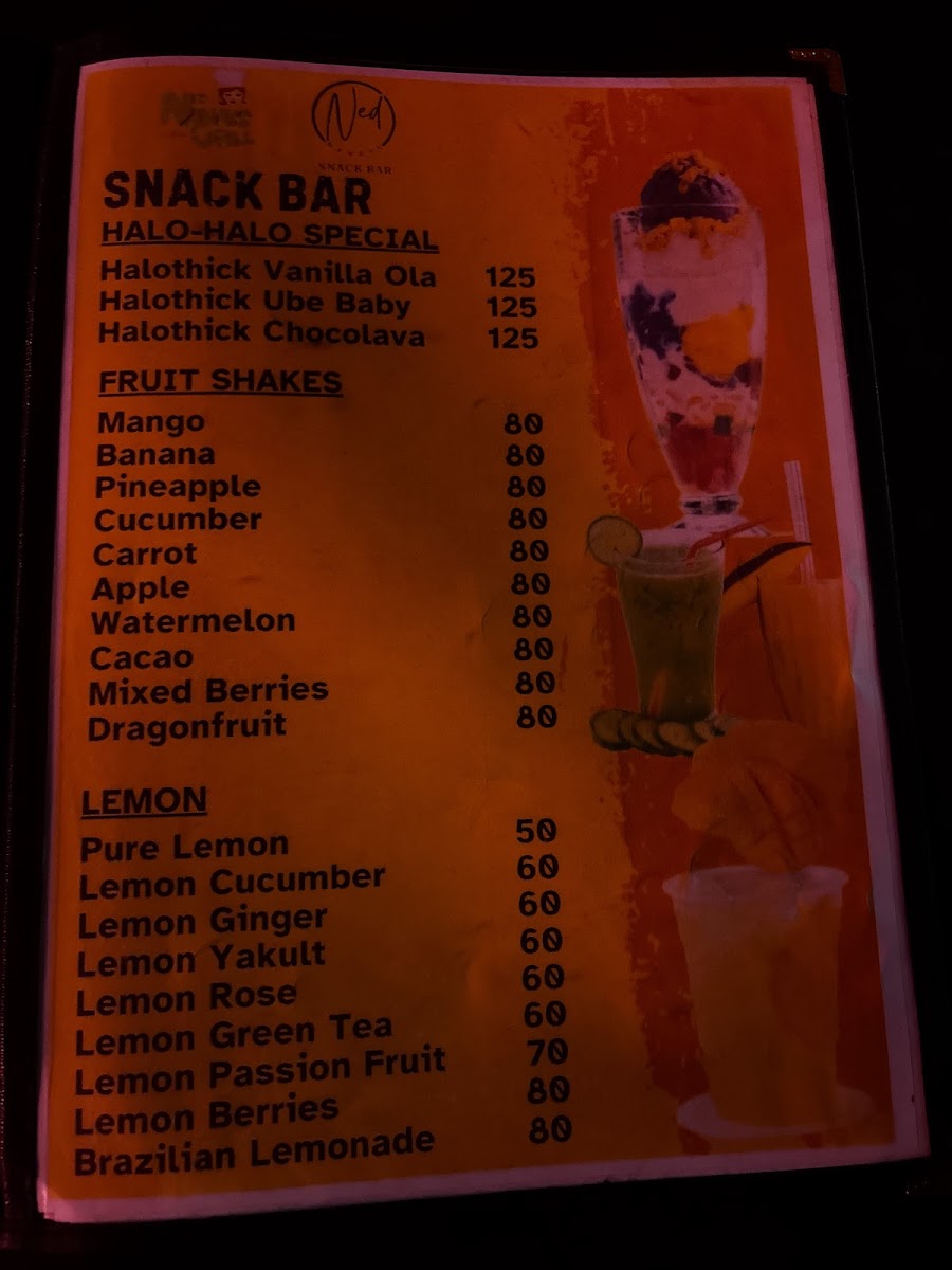 Ned Nanay's Grill Menu - Image 4